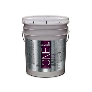 Olympic ONE One 619 fl oz Interior Eggshell White Latex Base Paint and Primer in One with Mildew Resistant Finish