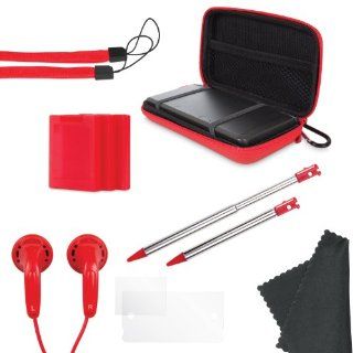 Nintendo 3DS 11 In 1 Starter Pack   Red: Video Games
