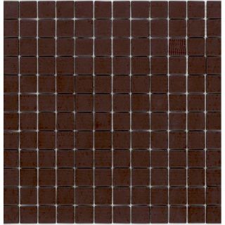 Elida Ceramica Recycled Chocolate Glass Mosaic Square Indoor/Outdoor Wall Tile (Common: 12 in x 12 in; Actual: 12.5 in x 12.5 in)