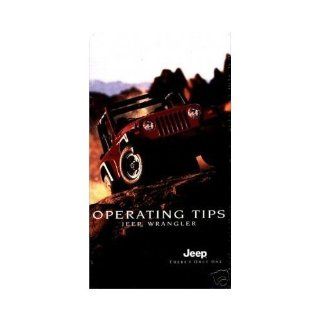 Jeep Wrangler Operating Tips Video   Authentic Jeep Product containing 20 minutes on Operation of Hard & Soft Tops! Plus ops of Seats, Driver Controls, Maintenance, Towing, ABS, Command Trac 4wd & Off Road Driving +! 45 minute VHS videocassette. : 