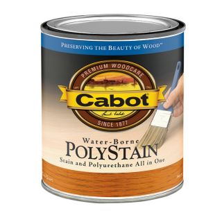 Cabot 1 Quart Walnut Satin Water Based Poly Stain
