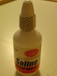 Saline Nasal Spray 2 Fl Oz, Contains Sodium Chloride 0.65%, Health & Personal Care
