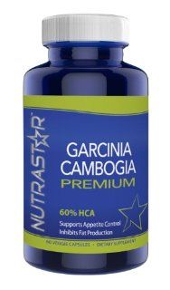 Nutrastar Garcinia Cambogia Premium, 500 mg per Capsule, 60 Capsules (Contains 60% HCA) Health & Personal Care