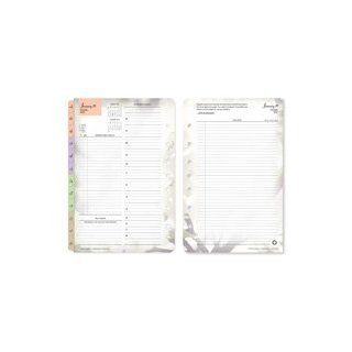 Planner Refill,Daily,2PPD,Jan Dec,Blooms,5 1/2"x8 1/2": Everything Else