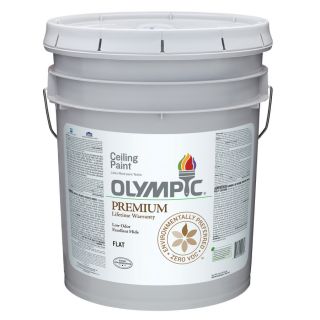 Olympic 619 fl oz Interior Ceiling Ceiling White Latex Base Paint