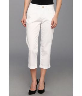 Jag Jeans Petite Cora Slim Crop in White Womens Jeans (White)