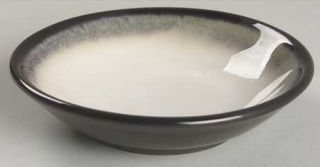 Sango Nova Black (Intro 2004) Individual Dip Bowl/Plate, Fine China Dinnerware  