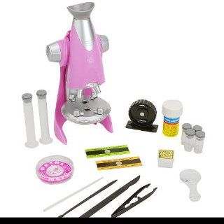 600x Pink Dual Slide Microscope: Toys & Games