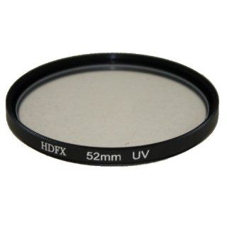 HDFX Limited Edition High Definition 52mm Protective Multi Coated UV Haze Pure Glass Filter : Camera Lens Sky And Uv Filters : Camera & Photo