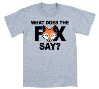 USA Screen Print Direct Men's What Does the Fox Say? Hip T Shirt at  Mens Clothing store: Fashion T Shirts