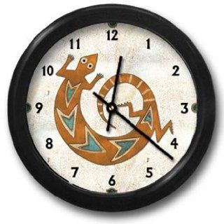Copper Lizard Round Acrylic Wall Clock  Other Products  