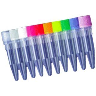 Axygen SCT 150 A Conical Bottom Screw Cap Microcentrifuge Tube With Assorted Color O Ring Caps, 1.5mL, Clear PP (1 Case: 500 Tubes and Caps/Unit; 8 Units/Case): Science Lab Micro Centrifuge Tubes: Industrial & Scientific