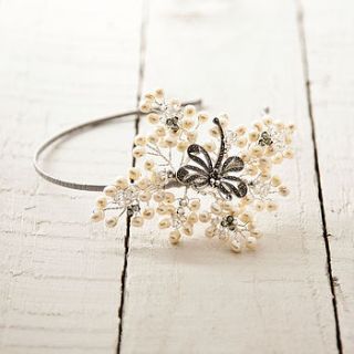 sterling silver removable brooch headdress by heirlooms ever after