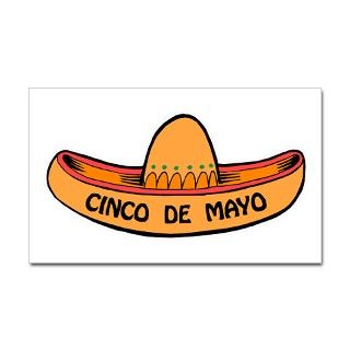 Cinco de Mayo Sombrero Rectangle Decal by sillyfunstuff