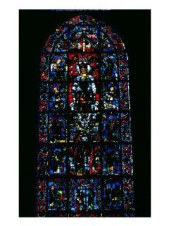 Window Depicting Notre Dame De La Belle Verriere in the South Choir, 13th Century Giclee Print Art (9 x 12 in) : Everything Else