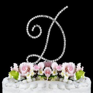 RENAISSANCE MONOGRAM WEDDING CAKE TOPPER LARGE LETTER D  Wedding Ceremony Accessories  