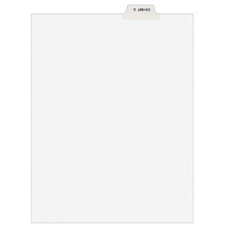 Avery Individual Legal Dividers, Letter Size, Exhibit G (11946) : Binder Index Dividers : Office Products