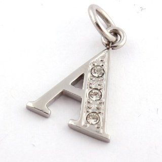 Love Necklace Letter A & Cz Diamond Pendants Necklaces for Women 316 Stainless Steel Necklaces for Men Charms Fashion Wedding Jewelry Pendants Unique Fashion Jewelry 50081 : Baby Teether Toys : Baby