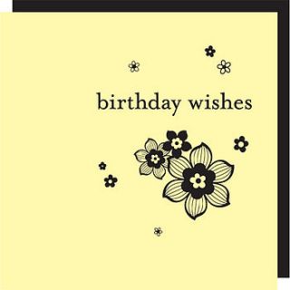 birthday wishes card: with love by oboe
