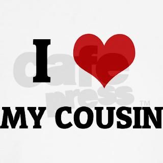 I Love My Cousin Baseball Jersey by iheartshirt