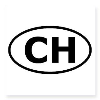 Switzerland (CH) Bumper Oval Sticker by Admin_CP2171527