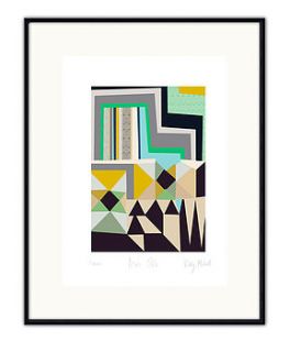 modern abstract art print by kitty mccall