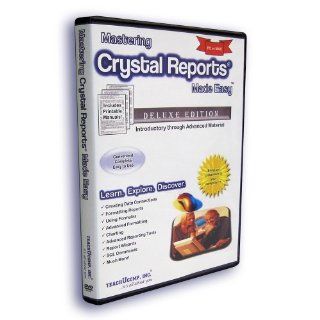 Learn Crystal Reports Made Easy Training Tutorial v. 2011, 2008, 11 (XI) & 10   How to use Crystal Video e Book Manual Guide. Even dummies can learn from this total DVD for everyone, with Introductory   Advanced material from Professor Joe: Software
