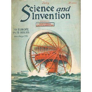 Science and Invention (formerly Electrical Experimenter) Magazine: July. 1921, Vol. IX, No 3: Hugo Gernsback, Howard V. Brown: Books