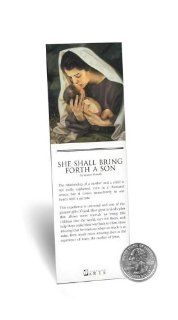 LDS "She Shall Bring Forth a Son" Liz Lemon Swindle Bookmark   Jesus Christ, Mary   Bookmark for Scriptures : Office Products