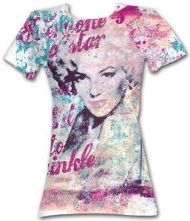Marilyn Monroe Juniors T shirt Everyone's A Star Tee Shirt: Clothing