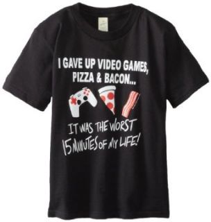 Hybrid Boys 8 20 Gave Up Pizza T Shirt: Fashion T Shirts: Clothing