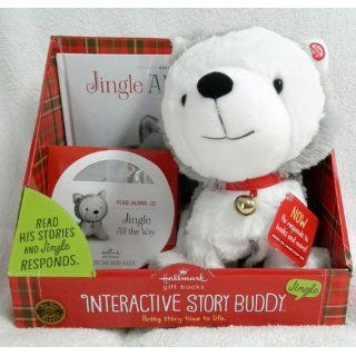 Hallmark Gifts   Jingle the Husky Pup Interactive Storybook and Plush 2.0: Tim Shay Zapien: Toys & Games