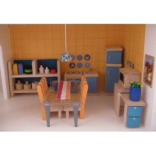 Plan Toy Doll House Kitchen   Neo Style: Toys & Games