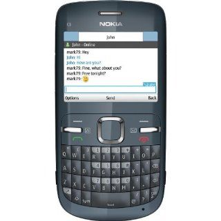 Nokia C3 00 Cellphone Unlocked: Cell Phones & Accessories