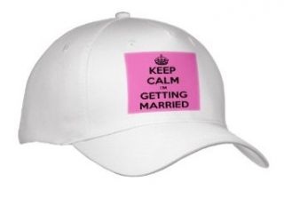 EvaDane   Funny Quotes   Keep calm I'm getting married. Wedding. Engagement. Bride.   Caps   Adult Baseball Cap: Clothing