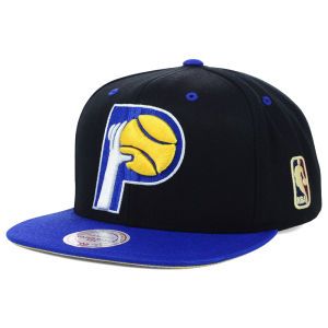 Indiana Pacers Mitchell and Ness NBA Undertime Snapback Cap