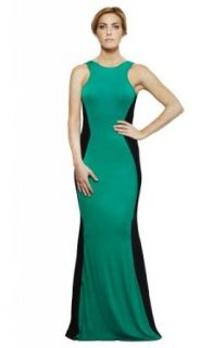 Brand B by Brandi Glanville Back Diamond Cut Out Maxi Dress Large Kelly Green/Black at  Womens Clothing store
