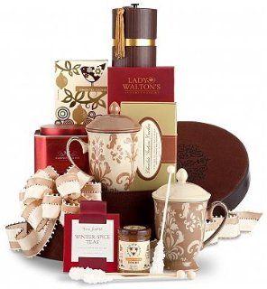 Tea rrific   Womens   Holiday Christmas Gift Baskets Ideas. Christmas Gift Present for Her / Woman. Unique Xmas Gift Basket for Ladies   Delivery By Mail.: Everything Else