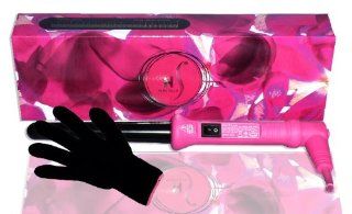 Herstyler Grande Pink Hair Professional Curling Iron : Herstyler Curling Wand : Beauty