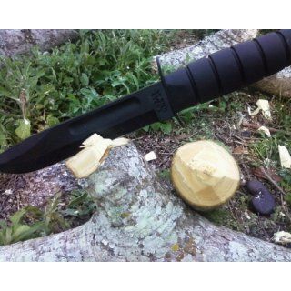 Ka Bar 2 1211 6 Blk Fighting : Hunting Knives : Sports & Outdoors