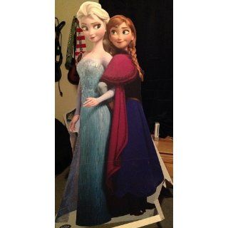 Advanced Graphics Party Decoration Lifesize Cardboard Standup Cutout Standee Poster Elsa and Anna Disney's Frozen   Prints