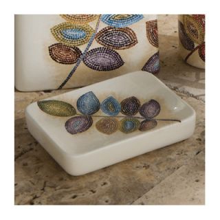 Croscill Mosaic Leaves Soap Dish