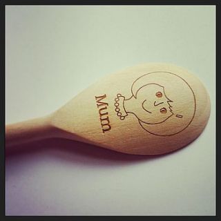 mother's day personalised spoon by auntie mims