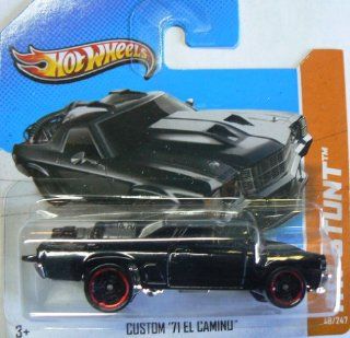 Hot Wheels HW Stunt (49/247) Custom '71 El Camino   Short Card   Black: Everything Else