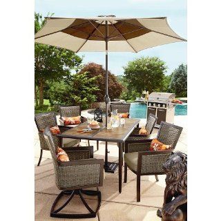 7 Piece Patio Furniture Dining Set. This High Quality Outdoor Bundle Is on Sale Now and Is Guaranteed to Be the Perfect Fit for Your Backyard Patio or Deck! : Patio, Lawn & Garden