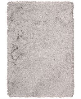 kathy ireland Home Studio Shag Sunset Boulevard Silver 5 x 7 Area Rug   Rugs