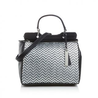 Vince Camuto "Fiona" Zippered Leather Crossbody Bag