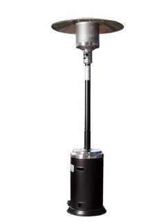Fire Sense Stainless Steel 46k BTU Patio Heater, Black (Discontinued by Manufacturer) : Portable Outdoor Heating : Patio, Lawn & Garden
