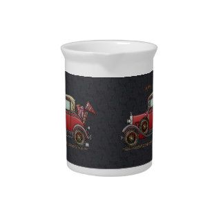 Cute Antique Car Pitcher