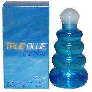 Samba True Blue By Perfumers Workshop For Women. Eau De Toilette Spray 3.4 Ounces  Beauty